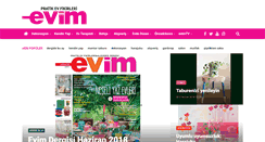 Desktop Screenshot of evimdergisi.com.tr