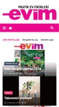 Mobile Screenshot of evimdergisi.com.tr
